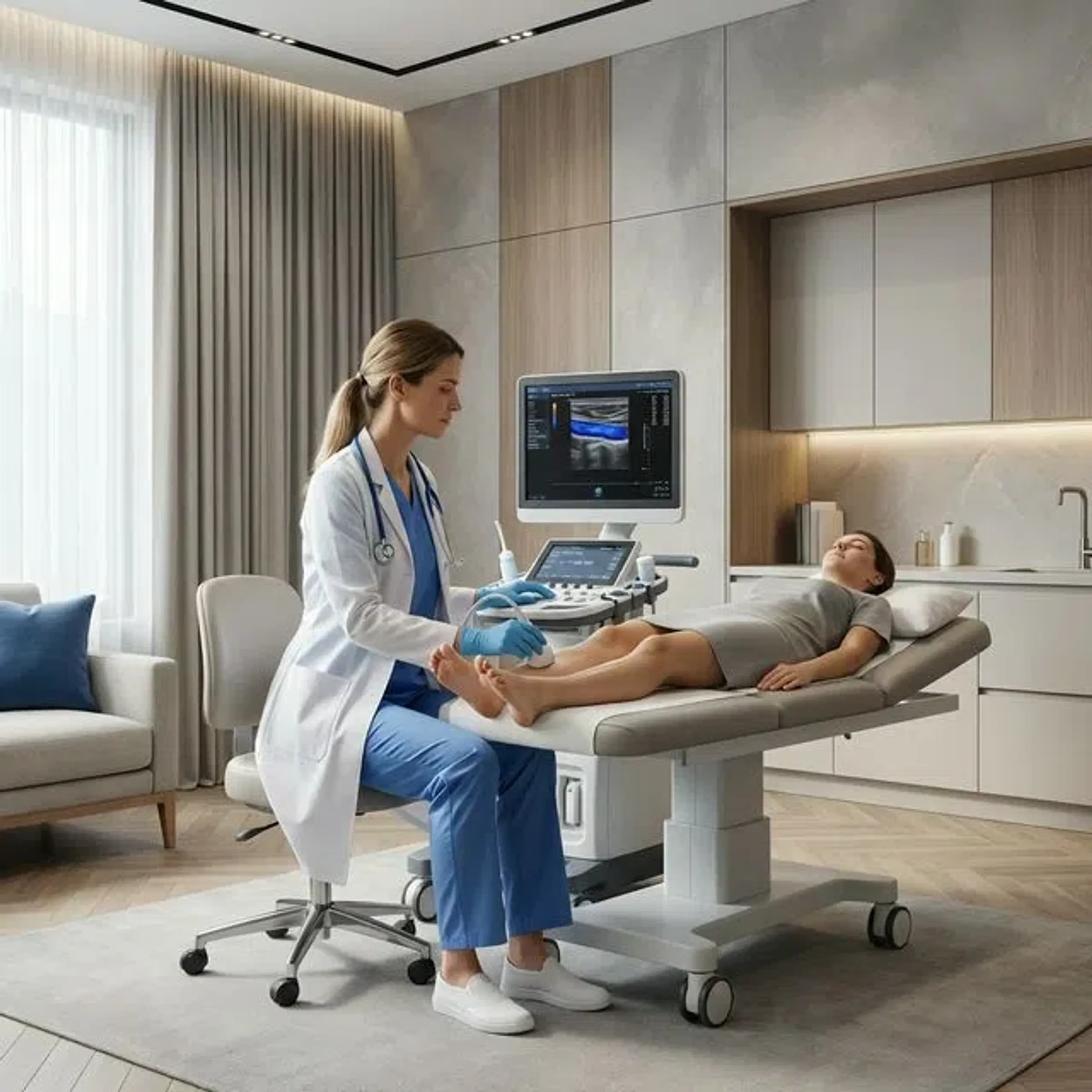 Venenuntersuchung (Ultraschall) in der Bodensee Laserklinik